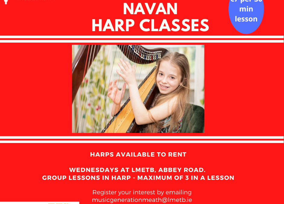 Harp Classes at Navan Music Hub